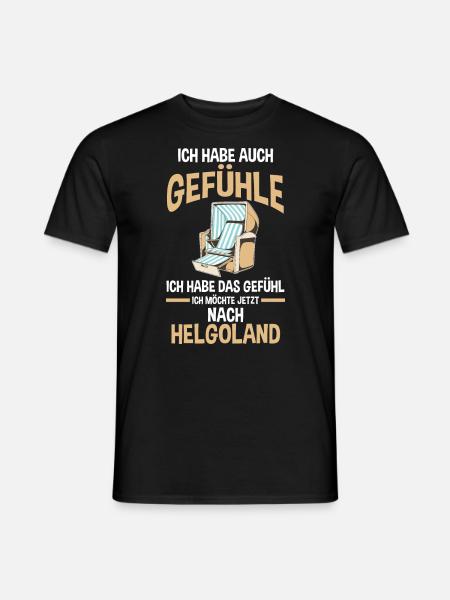 Nordsee Helgoland - Männer T-Shirt - Schwarz