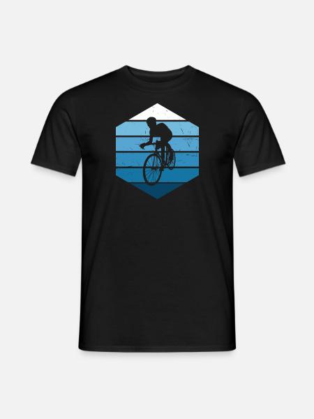 Herren Rennradfahren Roadbike Rennradfahrer - Männer T-Shirt - Schwarz
