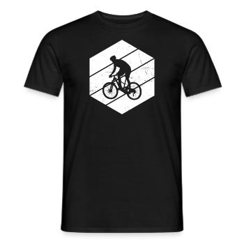 VTT Cyclisme VTT - T-shirt homme - noir - Devant - AI Model Male 178 light (178cm)