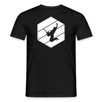 Gitarre electronic guitar Egitarre Damen - Männer T-Shirt - Schwarz - Vorne - AI Model Male 178 light (178cm)