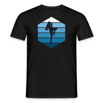 Boxe Thaï Hommes Thaï Boxeur Thaï Boxe Thaï Thaï - T-shirt homme - noir - Devant - AI Model Male 178 light (178cm)