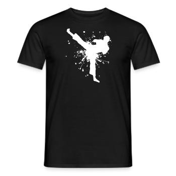 Women's Kickboxer Kickboxing Kickboxing Men - Men's T-Shirt - black - Front - AI Model Male 178 light (178cm)