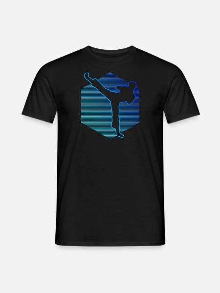 Kickboxen Kickboxer Damen Herren Kickboxing - Männer T-Shirt - Schwarz