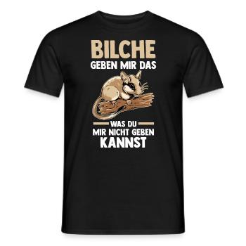 Bilch - Männer T-Shirt - Schwarz - Vorne - AI Model Male 178 light (178cm)