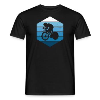 Vélo de route Femme Cyclisme de route Cycliste de route - T-shirt homme - noir - Devant - AI Model Male 178 light (178cm)