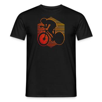 Rennradfahrer Rennradfahren Herren Rennrad - Männer T-Shirt - Schwarz - Vorne - AI Model Male 178 light (178cm)