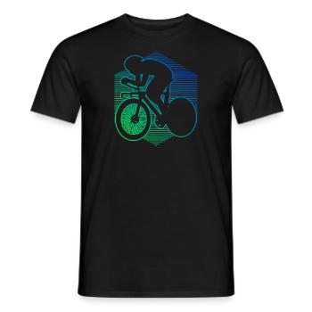 Vélo de route Cycliste de route Vélo de route Hommes - T-shirt homme - noir - Devant - AI Model Male 178 light (178cm)