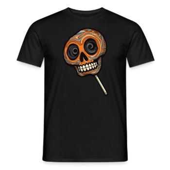 Halloween Skull Candy Costume Sweet tooth - Men's T-Shirt - black - Front - AI Model Male 178 light (178cm)