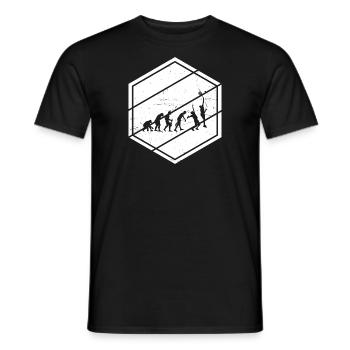 Paddle Tennis Paddle Racket Paddle Men - Men's T-Shirt - black - Front - AI Model Male 178 light (178cm)