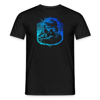 Scuba Diver Plongeur Homme Scuba Diver - T-shirt homme - noir - Devant - AI Model Male 178 light (178cm)