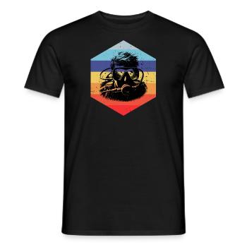 Plongeur Plongeur Plongeur Femmes Plongeur Homme - T-shirt homme - noir - Devant - AI Model Male 178 light (178cm)