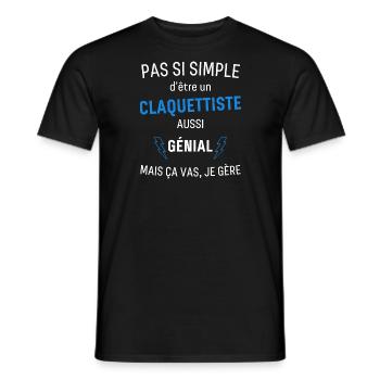 Fantastischer Tap-Player - Männer T-Shirt - Schwarz - Vorne - AI Model Male 178 light (178cm)