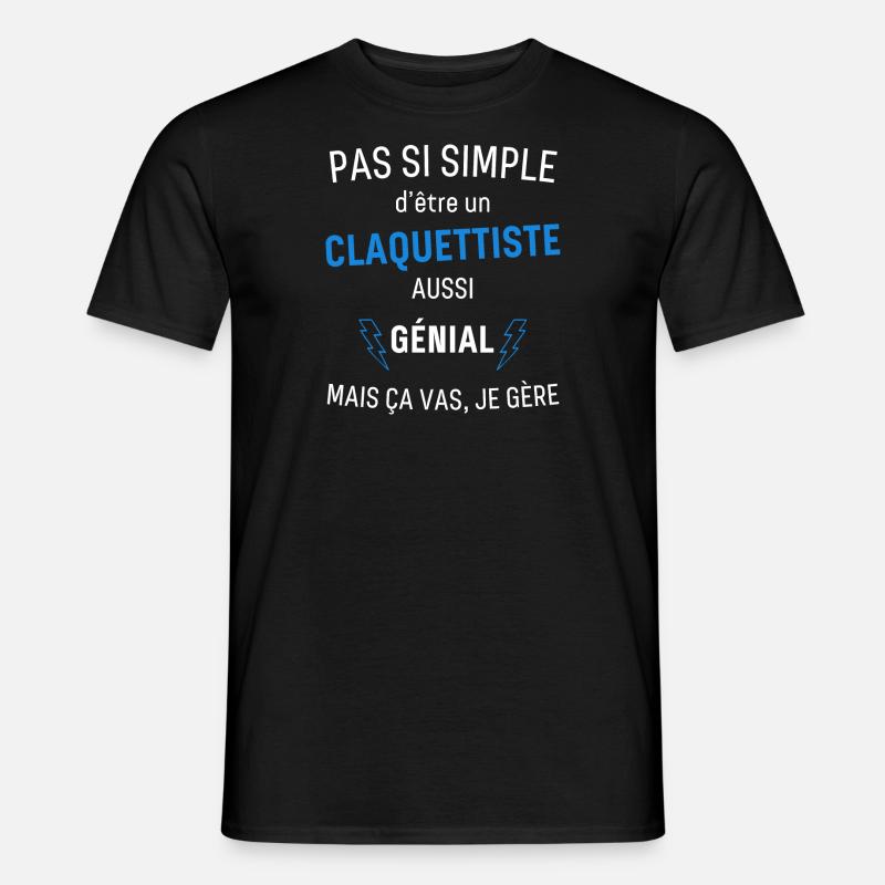 Fantastischer Tap-Player - Männer T-Shirt - Schwarz