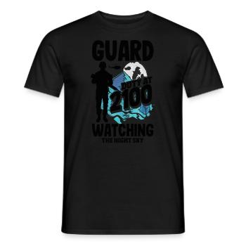 Adoptez l’appel Mission Military Time Adventure - T-shirt homme - noir - Devant - AI Model Male 178 light (178cm)