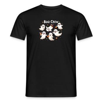 Boo Crew Geister | Süßes Halloween Cartoon Design - Männer T-Shirt - Schwarz - Vorne - AI Model Male 178 light (178cm)