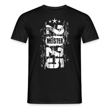 Meister 2025 - Männer T-Shirt - Schwarz - Vorne - AI Model Male 178 light (178cm)