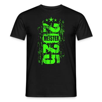 Meister 2025 - Männer T-Shirt - Schwarz - Vorne - AI Model Male 178 light (178cm)