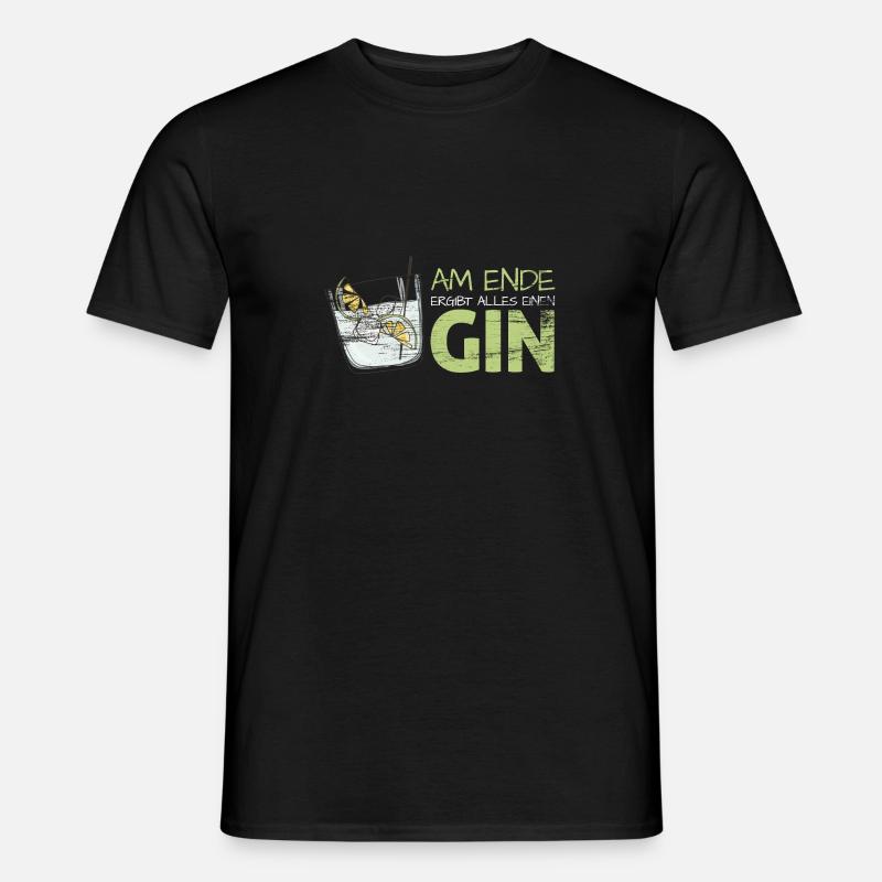 Gin Tonic - Männer T-Shirt - Schwarz