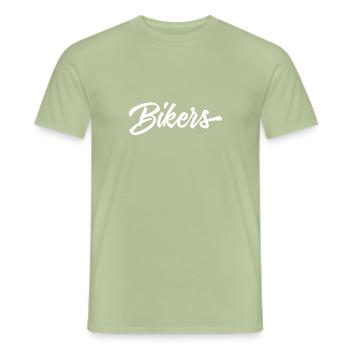 Motards - T-shirt homme - vert sauge - Devant - AI Model Male 178 light (178cm)