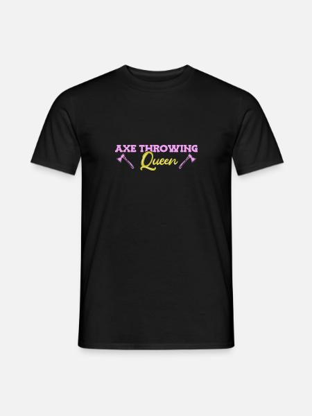 Axe throw axe throwing - Men's T-Shirt - black