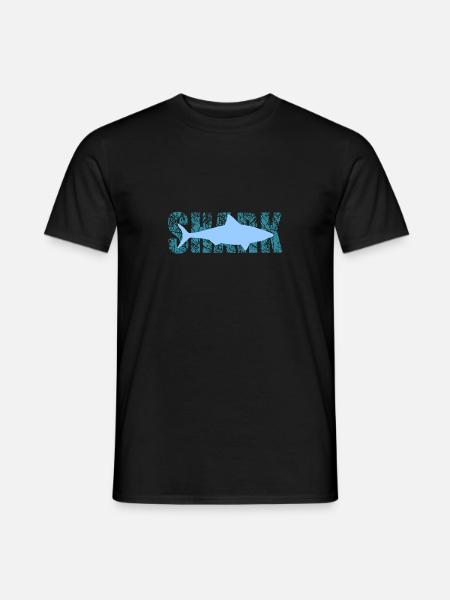 shark - Men's T-Shirt - black
