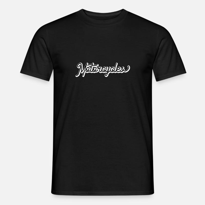 Motorcycles - Männer T-Shirt - Schwarz
