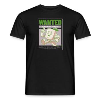 WANTED The Office Matcha Bandit - Männer T-Shirt - Schwarz - Vorne - AI Model Male 178 light (178cm)