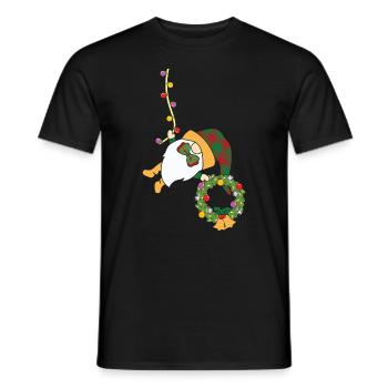 Noël Noël Gnomies - T-shirt homme - noir - Devant - AI Model Male 178 light (178cm)