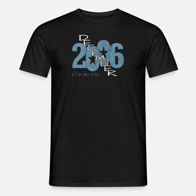 Dezember 2006 - Männer T-Shirt - Schwarz