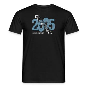 Décembre 2005 - T-shirt homme - noir - Devant - AI Model Male 178 light (178cm)