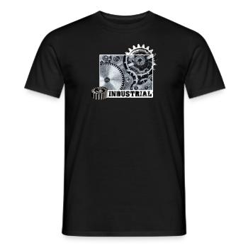 Son industriel - Chemise - Cadeau - T-shirt homme - noir - Devant - AI Model Male 178 light (178cm)