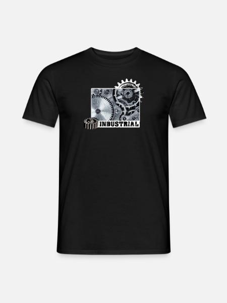 Industrial Sound - Shirt - Geschenk - Männer T-Shirt - Schwarz
