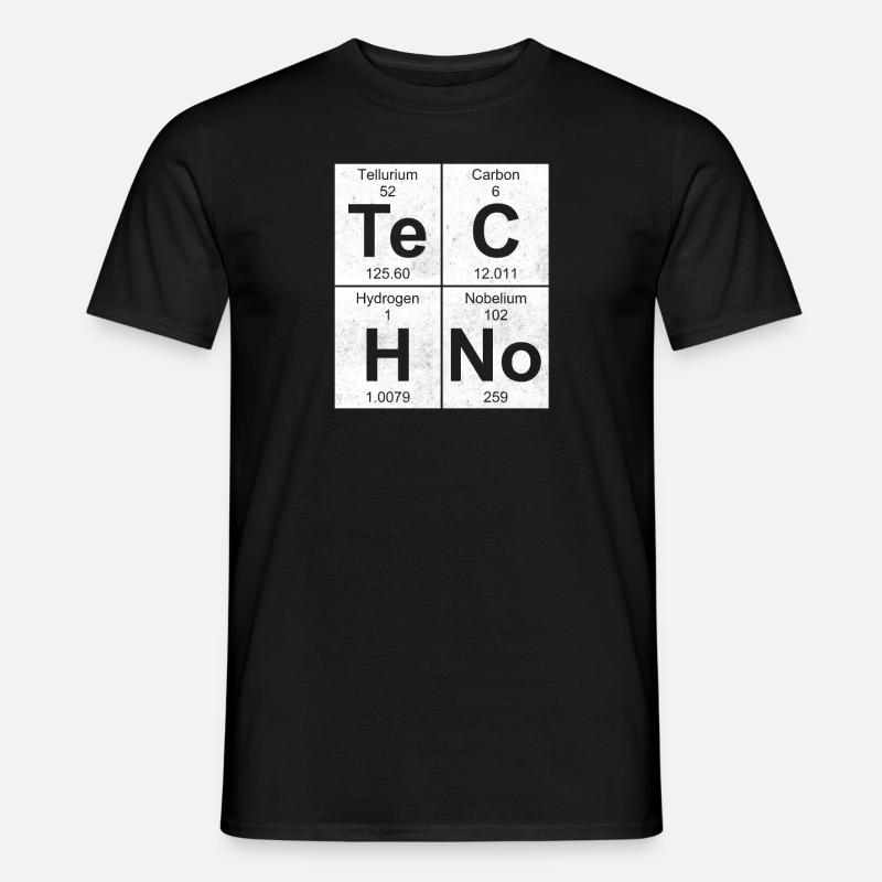 TeCHNo ELEMENTS BLOCKS - Männer T-Shirt - Schwarz