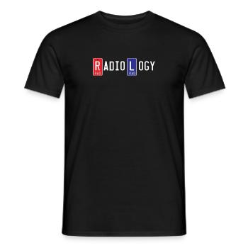 Radiologie Tech Rechts Links LED Markierungen Graduierung - Männer T-Shirt - Schwarz - Vorne - AI Model Male 178 light (178cm)