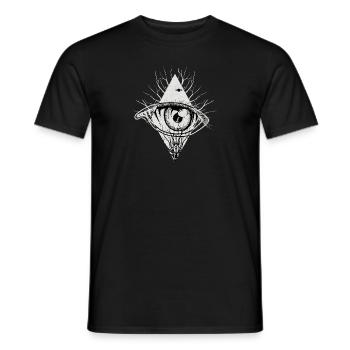Auge - Männer T-Shirt - Schwarz - Vorne - AI Model Male 178 light (178cm)