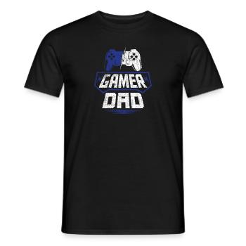 Gamer Dad - Männer T-Shirt - Schwarz - Vorne - AI Model Male 178 light (178cm)