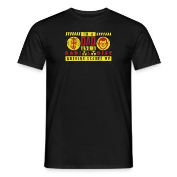 Radiologist Dad Gift - I'm A Dad And A - Men's T-Shirt - black - Front - AI Model Male 178 light (178cm)