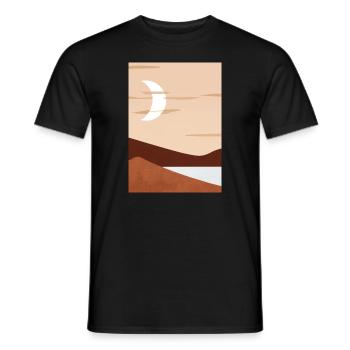 Nacht der abstrakten Desserts - Männer T-Shirt - Schwarz - Vorne - AI Model Male 178 light (178cm)