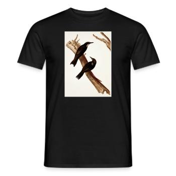 Vögel auf einem Zweig - Männer T-Shirt - Schwarz - Vorne - AI Model Male 178 light (178cm)