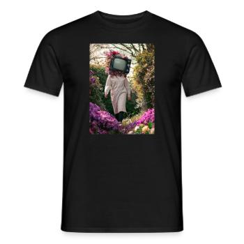 Flower TV Frauen - Männer T-Shirt - Schwarz - Vorne - AI Model Male 178 light (178cm)