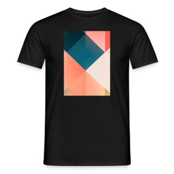 Waldmalerei - Männer T-Shirt - Schwarz - Vorne - AI Model Male 178 light (178cm)