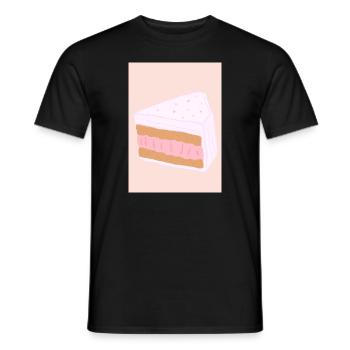 Pastell-Kuchen - Männer T-Shirt - Schwarz - Vorne - AI Model Male 178 light (178cm)