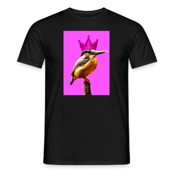 Vogel mit Krone - Männer T-Shirt - Schwarz - Vorne - AI Model Male 178 light (178cm)