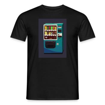 Moderner Imbissautomat - Männer T-Shirt - Schwarz - Vorne - AI Model Male 178 light (178cm)