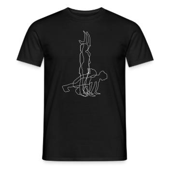 Burpees Exercice - All In One (Woman) - T-shirt homme - noir - Devant - AI Model Male 178 light (178cm)