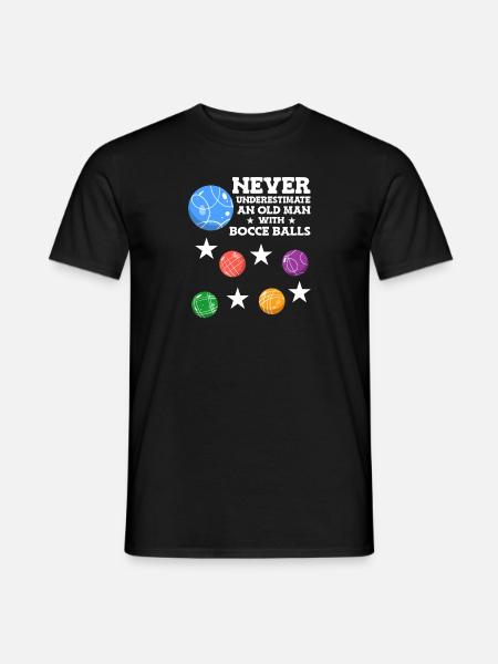 Boccia Boule Petanque - Men's T-Shirt - black