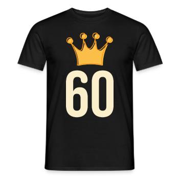 60e anniversaire de Krone - T-shirt homme - noir - Devant - AI Model Male 178 light (178cm)