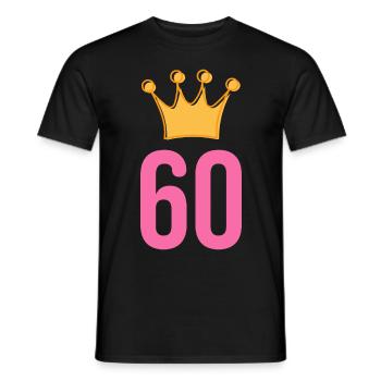 60e anniversaire de Krone - T-shirt homme - noir - Devant - AI Model Male 178 light (178cm)