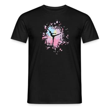 Dansez avec Passion Color Splash - T-shirt homme - noir - Devant - AI Model Male 178 light (178cm)
