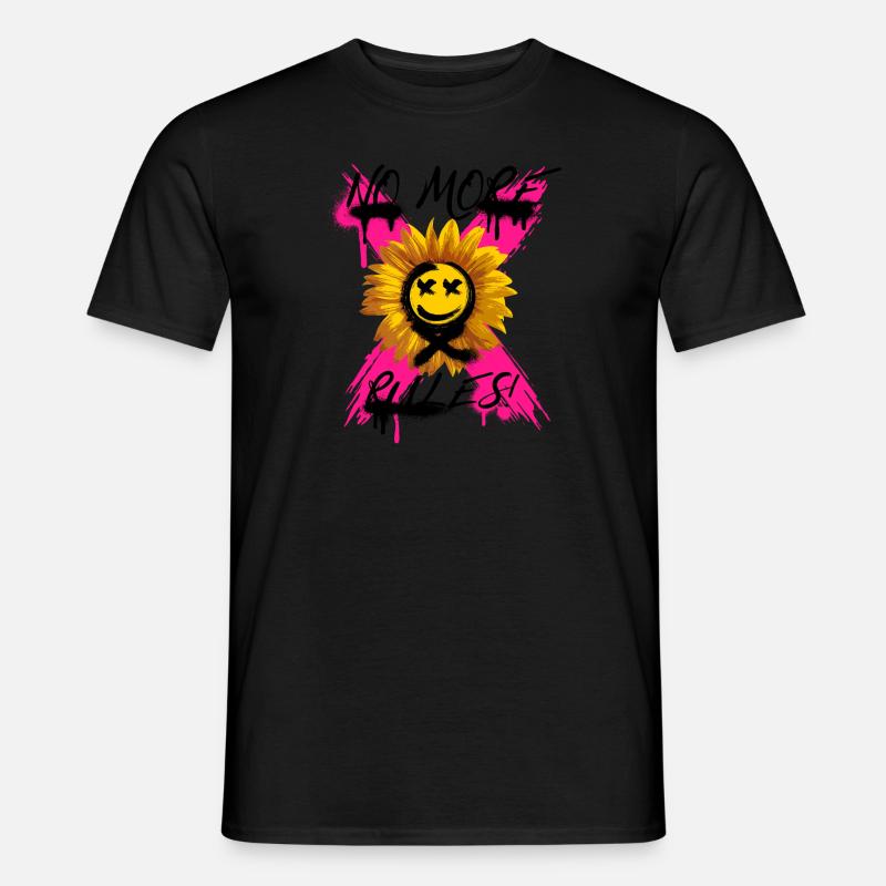 No More Rules a - Männer T-Shirt - Schwarz